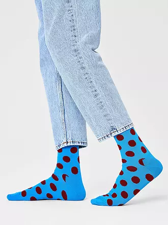 HAPPY SOCKS | Herren Socken BIG DOT light blue | 